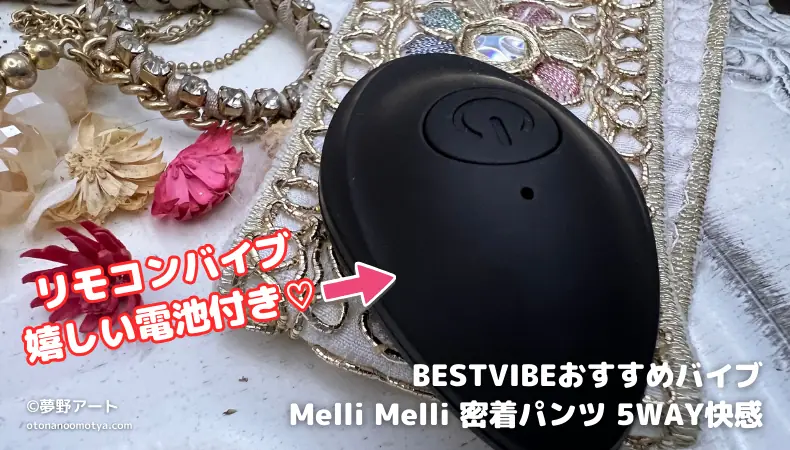 Melli Melli 密着パンツ 5WAY快感のリモコン写真